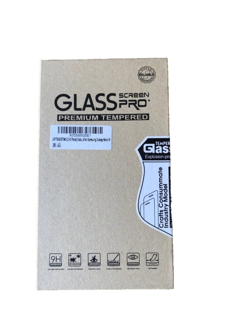 2+2 Glass Screen Pro Screen & Camera Lens Protector for Samsung Galaxy Note 10